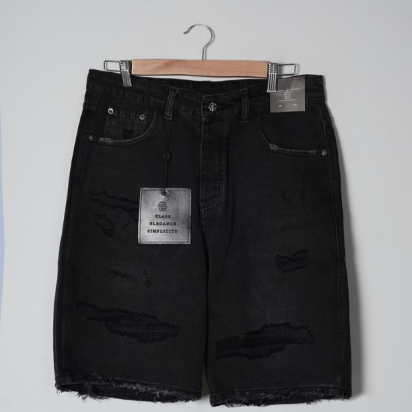 شلوارک مردانه جین رلکس استایل 6151 Philipp plein کد 323005198769